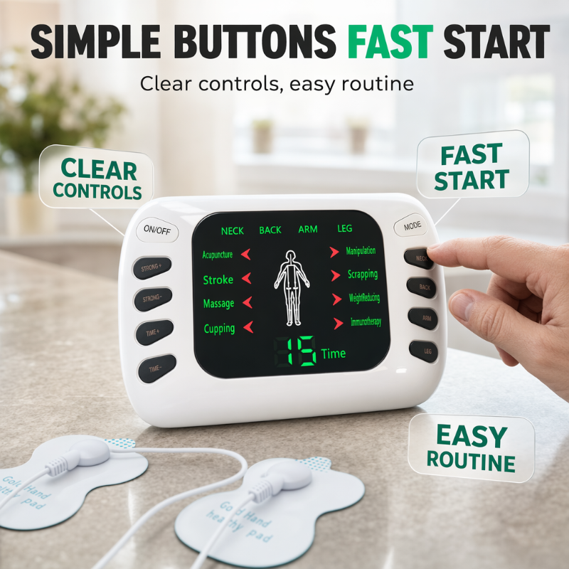Appareil de massage électrique portable pour soulager la fatigue