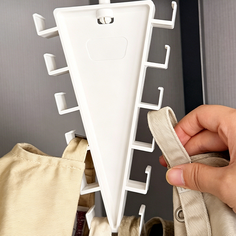 Organisateur de placard triangulaire multifonctionnel