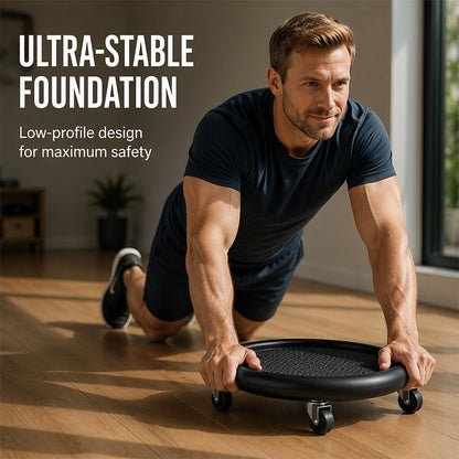 🔥💥 -50% ! 🏠Disque Rouleau Abdominal avec Tapis de Genoux – Stabilité, confort & renforcement – Idéal pour des abdominaux efficaces à la maison.