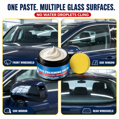 🔥57 % DE RÉDUCTION🔥 Produit pour éliminer les traces d'huile sur les vitres de voiture – Élimine les reflets et les traces laissées par les essuie-glaces, repousse la pluie, convient à tous les types de vitres – Éponge incluse ! 🚗
