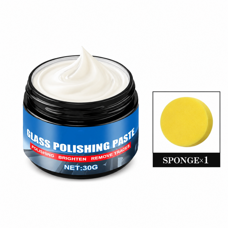 🔥57 % DE RÉDUCTION🔥 Produit pour éliminer les traces d'huile sur les vitres de voiture – Élimine les reflets et les traces laissées par les essuie-glaces, repousse la pluie, convient à tous les types de vitres – Éponge incluse ! 🚗