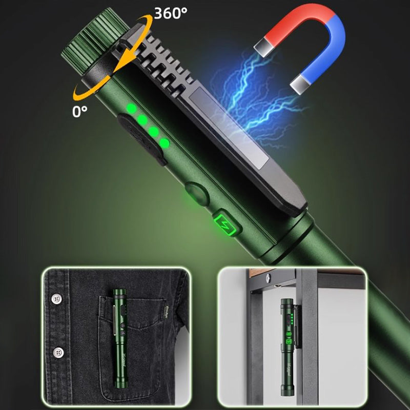 🔦Lampe de travail multifonctionnelle à aimant puissant en forme de stylo