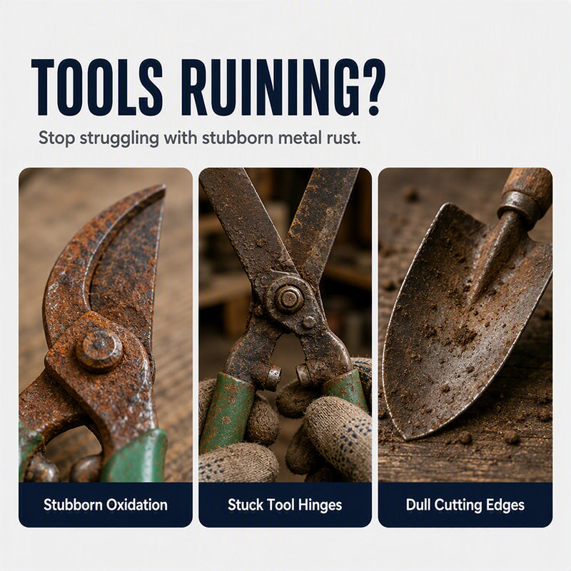 🔩⚡ 57 % DE RÉDUCTION ! C'est comme si vous remonteriez le temps pour vos outils ! Vaporisez, essuyez : la rouille disparaît en quelques secondes et un film protecteur invisible protège vos outils contre la rouille pendant des mois.