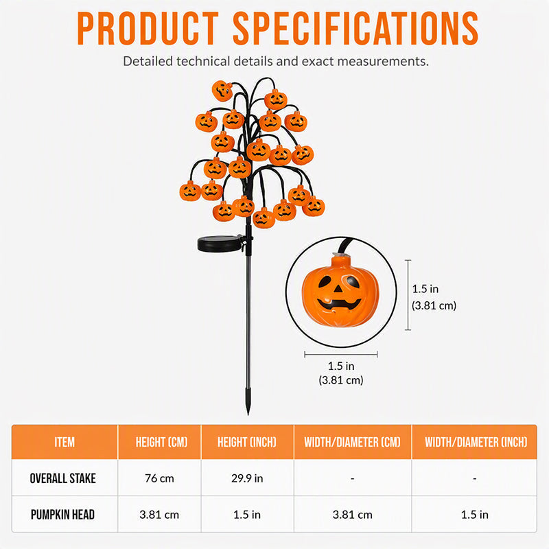 🥳 PROMOTION DU MOMENT 2026 🥳💞 PLUS DE 50 000 EXEMPLAIRES VENDUS ! 🎃🦇 50 % DE RÉDUCTION ! 👻 Guirlande lumineuse solaire étanche « citrouille d'Halloween »