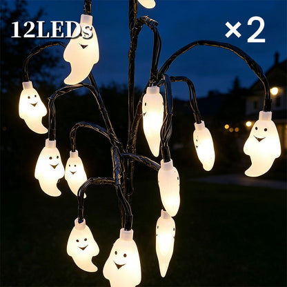 🥳 PROMOTION DU MOMENT 2026 🥳💞 PLUS DE 50 000 EXEMPLAIRES VENDUS ! 🎃🦇 50 % DE RÉDUCTION ! 👻 Guirlande lumineuse solaire étanche « citrouille d'Halloween »