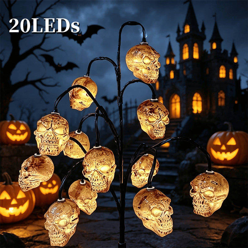 🥳 PROMOTION DU MOMENT 2026 🥳💞 PLUS DE 50 000 EXEMPLAIRES VENDUS ! 🎃🦇 50 % DE RÉDUCTION ! 👻 Guirlande lumineuse solaire étanche « citrouille d'Halloween »