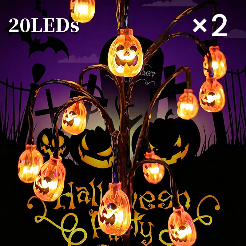 🥳 PROMOTION DU MOMENT 2026 🥳💞 PLUS DE 50 000 EXEMPLAIRES VENDUS ! 🎃🦇 50 % DE RÉDUCTION ! 👻 Guirlande lumineuse solaire étanche « citrouille d'Halloween »