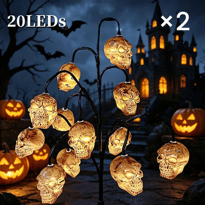 🥳 PROMOTION DU MOMENT 2026 🥳💞 PLUS DE 50 000 EXEMPLAIRES VENDUS ! 🎃🦇 50 % DE RÉDUCTION ! 👻 Guirlande lumineuse solaire étanche « citrouille d'Halloween »