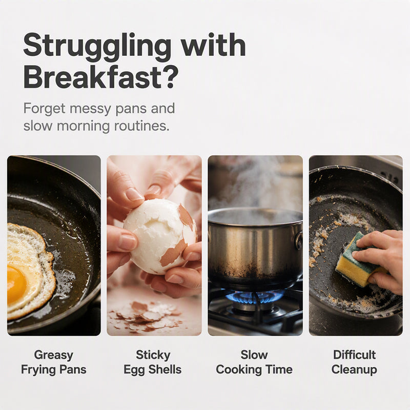 ⏳🔥57 % DE RÉDUCTION POUR UNE DURÉE LIMITÉE ! ⏰Cuiseur à œufs pour micro-ondes à double compartiment – Cuisson rapide sans huile, en PP de qualité alimentaire et polyvalent. Idéal pour les matins pressés : un petit-déjeuner sain en quelques minutes ! ⚡🍳