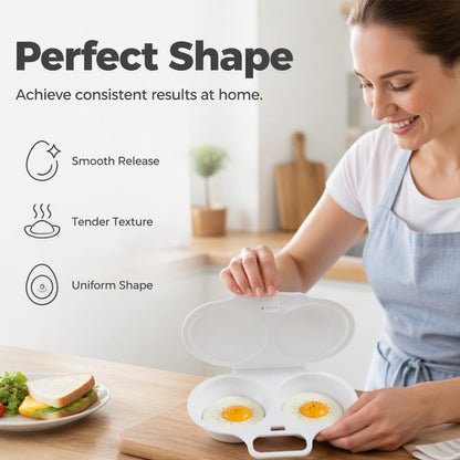 ⏳🔥57 % DE RÉDUCTION POUR UNE DURÉE LIMITÉE ! ⏰Cuiseur à œufs pour micro-ondes à double compartiment – Cuisson rapide sans huile, en PP de qualité alimentaire et polyvalent. Idéal pour les matins pressés : un petit-déjeuner sain en quelques minutes ! ⚡🍳