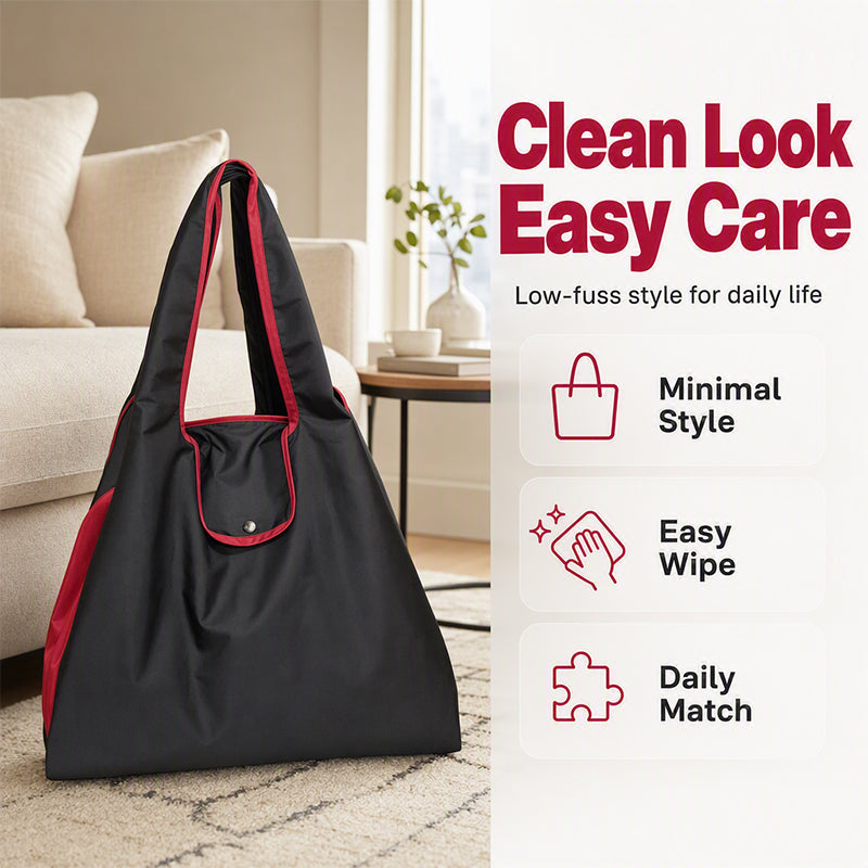 📢📢 50 % DE RÉDUCTION !! ⏰🛍️ Sac à provisions pliable et réutilisable – Spacieux, léger et lavable en machine ! 🛒💪