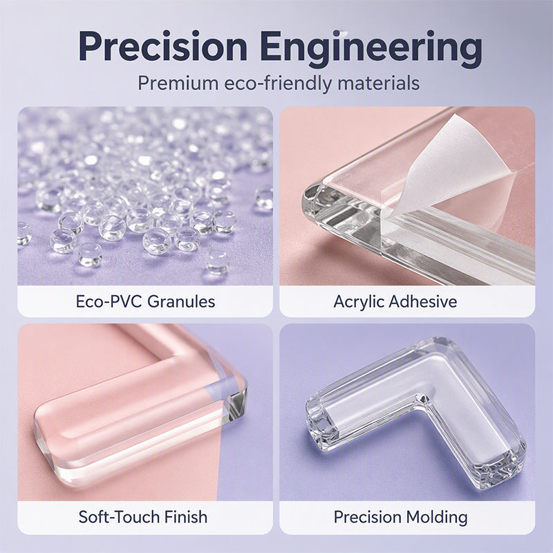 Protections d'angle transparentes et souples