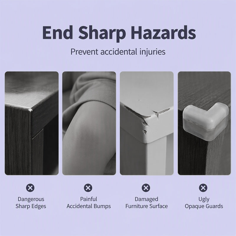 Protections d'angle transparentes et souples