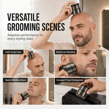 💥🛍️ -55% ! ✂️ Tondeuse Électrique 2-en-1 pour Crâne Rasé et Barbe – 30 Lames de Précision, Confort Flottant 360° & Affichage Digital.