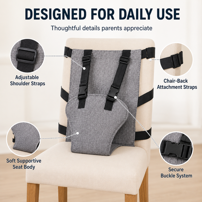 👶Sangle de sécurité pour chaise haute portable pour bébé
