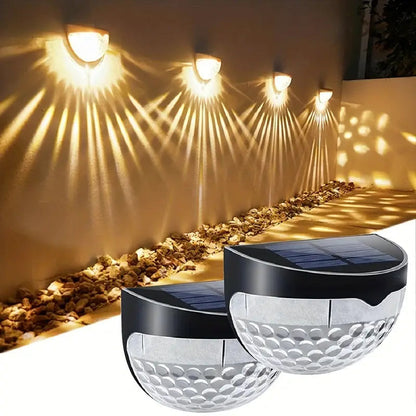 Luminaires solaires décoratifs et étanches pour clôtures, destinés à un usage extérieur