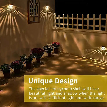 Luminaires solaires décoratifs et étanches pour clôtures, destinés à un usage extérieur