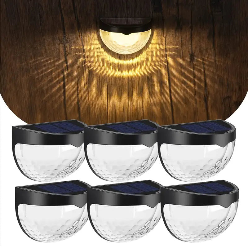 Luminaires solaires décoratifs et étanches pour clôtures, destinés à un usage extérieur