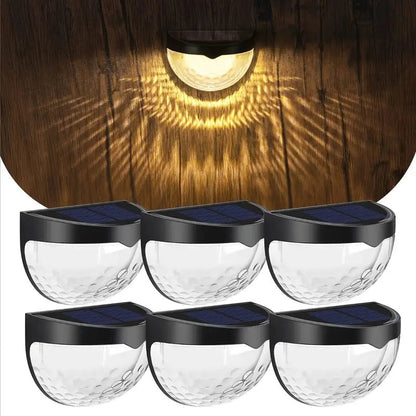 Luminaires solaires décoratifs et étanches pour clôtures, destinés à un usage extérieur
