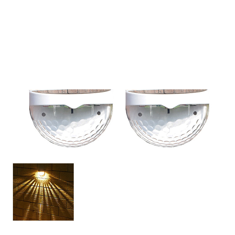 Luminaires solaires décoratifs et étanches pour clôtures, destinés à un usage extérieur