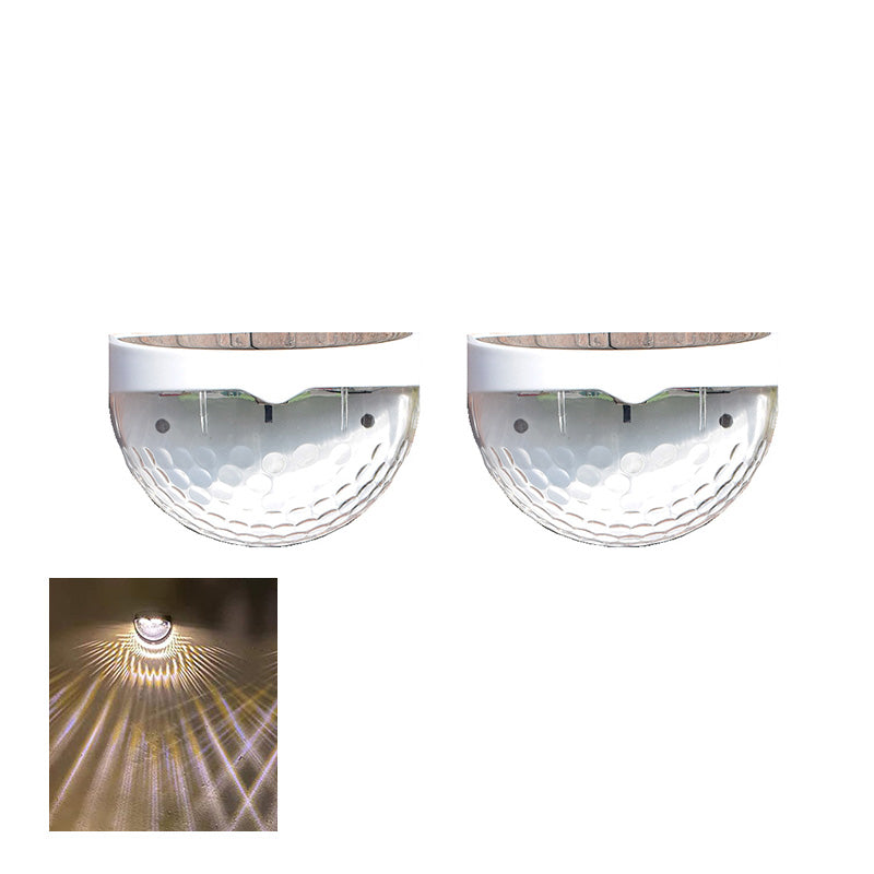 Luminaires solaires décoratifs et étanches pour clôtures, destinés à un usage extérieur
