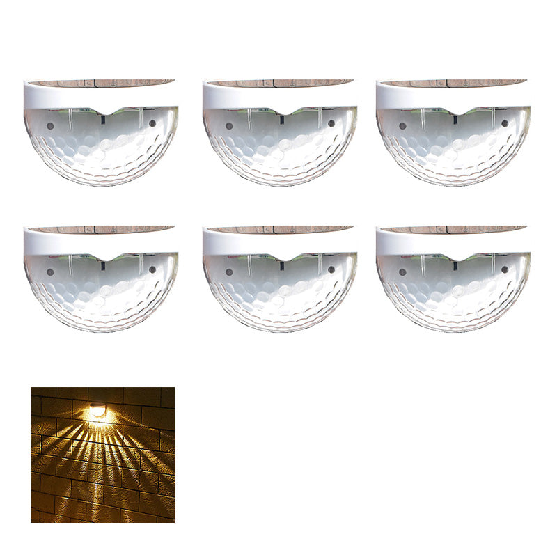 Luminaires solaires décoratifs et étanches pour clôtures, destinés à un usage extérieur