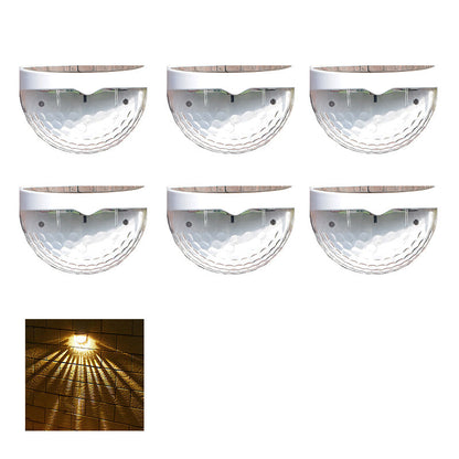 Luminaires solaires décoratifs et étanches pour clôtures, destinés à un usage extérieur