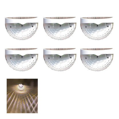 Luminaires solaires décoratifs et étanches pour clôtures, destinés à un usage extérieur