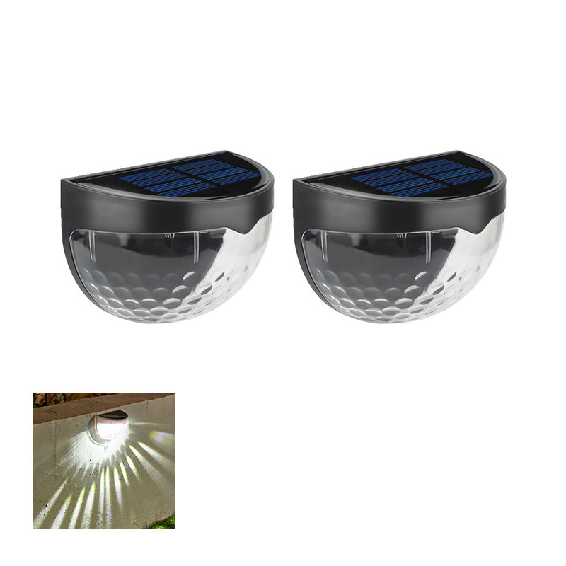 Luminaires solaires décoratifs et étanches pour clôtures, destinés à un usage extérieur