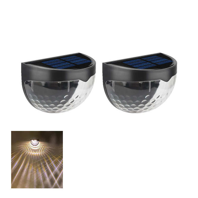 Luminaires solaires décoratifs et étanches pour clôtures, destinés à un usage extérieur