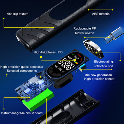 📢📢50 % DE RÉDUCTION !! ⏰🚔Alcootest rechargeable avec écran LCD et message vocal