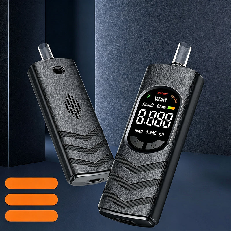 📢📢50 % DE RÉDUCTION !! ⏰🚔Alcootest rechargeable avec écran LCD et message vocal