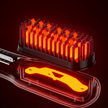 Brosse lissante à ions négatifs