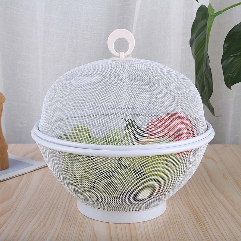 🧺 PROMO FLASH : 50% DE RÉDUCTION ! Corbeille à Fruits avec Couvercle en Filet Aéré – Égouttoir Intégré & Poignée Ergonomique for une Fraîcheur Durable et une Protection contre les Insectes 🍎✨