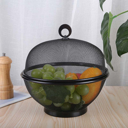 🧺 PROMO FLASH : 50% DE RÉDUCTION ! Corbeille à Fruits avec Couvercle en Filet Aéré – Égouttoir Intégré & Poignée Ergonomique for une Fraîcheur Durable et une Protection contre les Insectes 🍎✨