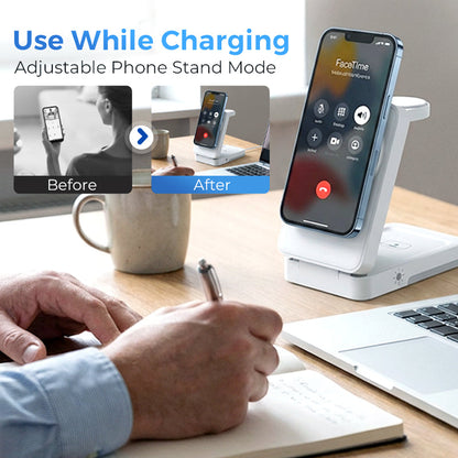🔋 Support de recharge magnétique pliable 3-en-1 pour vos appareils du quotidien