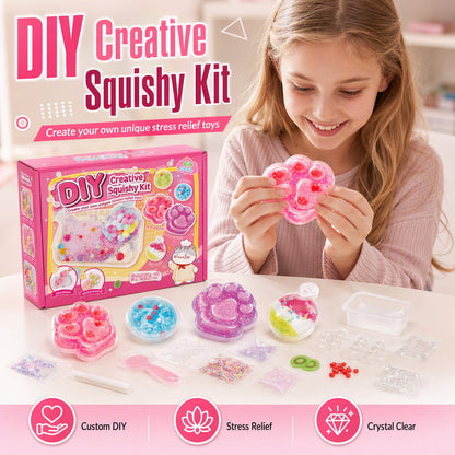 📢📢50% DE RÉDUCTION !! ⏰ Kit DIY Squishy Glace Frite – Ludique, Anti‑stress 🧊
