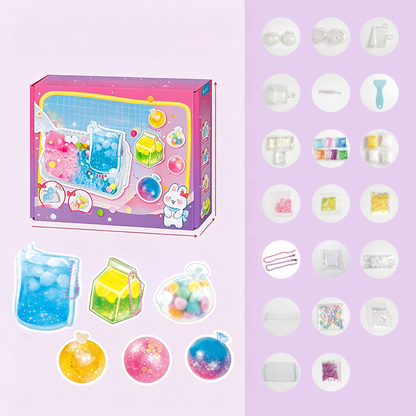 📢📢50% DE RÉDUCTION !! ⏰ Kit DIY Squishy Glace Frite – Ludique, Anti‑stress 🧊