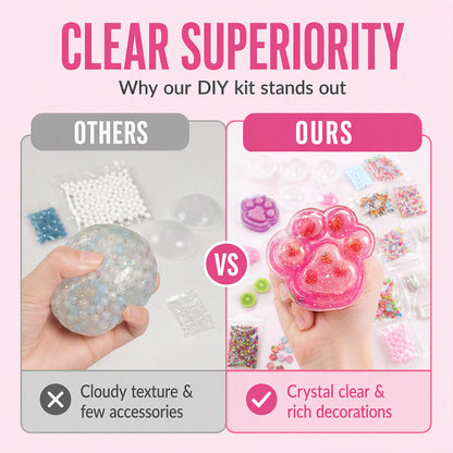 📢📢50% DE RÉDUCTION !! ⏰ Kit DIY Squishy Glace Frite – Ludique, Anti‑stress 🧊