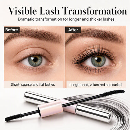 ✨ Mascara Volumizzante Waterproof Doppia Estremità