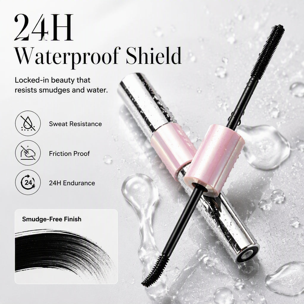 ✨ Mascara Volumizzante Waterproof Doppia Estremità