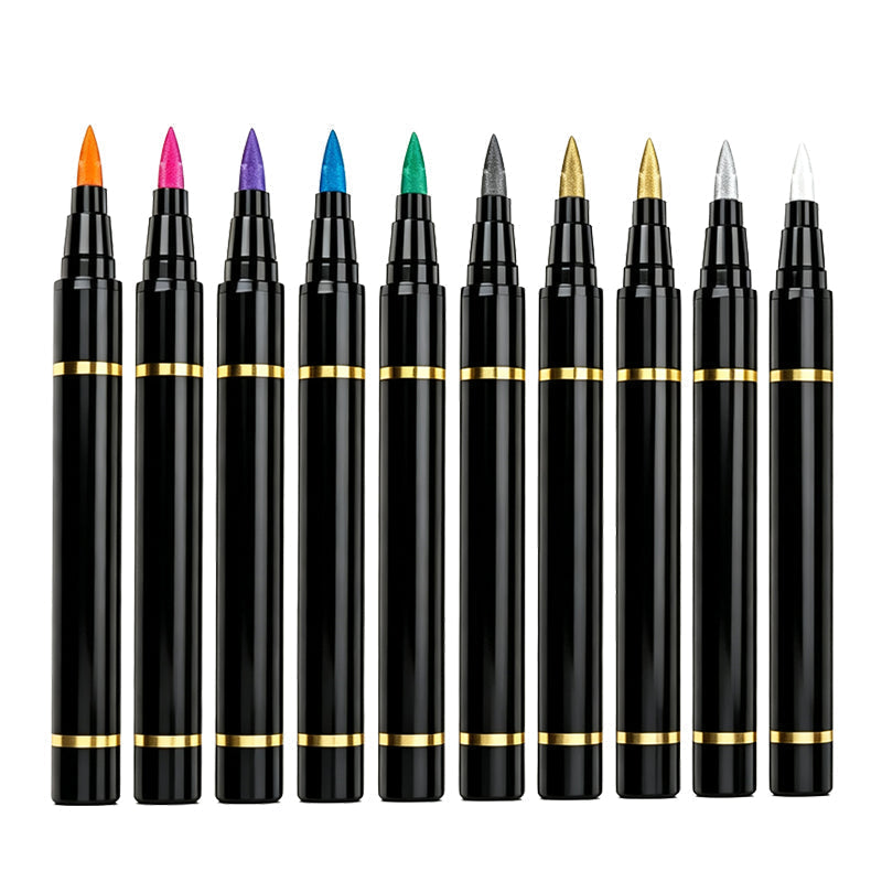 🔥PROMO 50% ! Stylos tatouage phosphorescents ✨ Brillent sous lumière noire, sans danger, s’effacent au lavage, fêtes et anniversaires 🎉