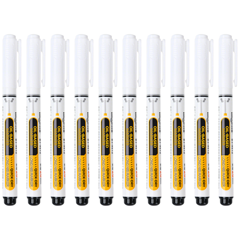 🔥‑50% PROMO FLASH✒️ Marqueur industriel pointe extra‑longue 20 mm, encre huile indélébile sans bouchon, multi‑surfaces atelier ✨🛠️