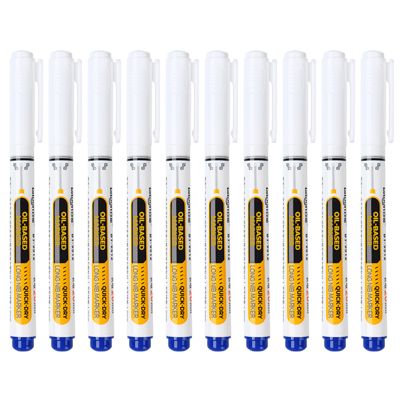 🔥‑50% PROMO FLASH✒️ Marqueur industriel pointe extra‑longue 20 mm, encre huile indélébile sans bouchon, multi‑surfaces atelier ✨🛠️