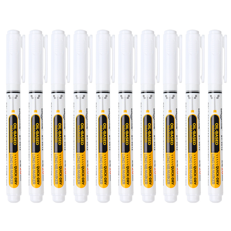 🔥‑50% PROMO FLASH✒️ Marqueur industriel pointe extra‑longue 20 mm, encre huile indélébile sans bouchon, multi‑surfaces atelier ✨🛠️