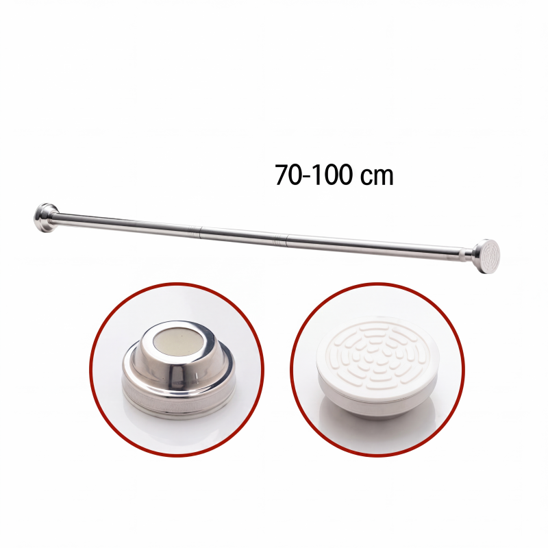 🔧 50 % DE RÉDUCTION EN CE MOMENT ! 📏 Tringle réglable sans perçage – Montage sans outils, fixation solide et polyvalente – Crée instantanément un espace de rangement partout et à tout moment 🏠
