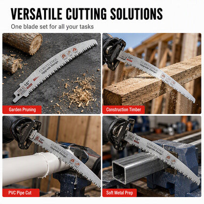 🔧⚙️ Lames de scie sabre universelles – Multi-matériaux, durables, remplacez vos lames usées en un instant, pour couper bois, métal, PVC et plus encore, sur tous les chantiers 🛠️✨