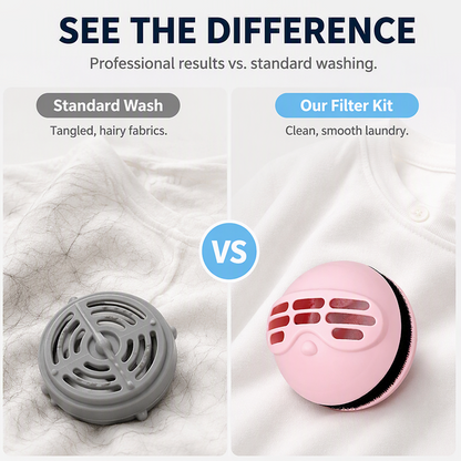 🔥 50 % de réduction ! Balai anti-peluches et boule de lavage 2-en-1 pour lave-linge