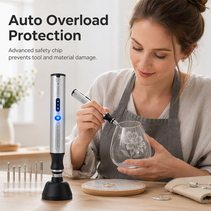 ⏳Offre spéciale à durée limitée⏰Mini stylo graveur électrique sans fil – Outil de gravure de précision portable