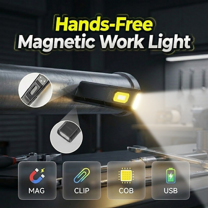 🏆 Dernier Jour Prix Spécial 16.99€ ! 🔥Deux achetés un offert🎁Lampe de travail magnétique mains libres